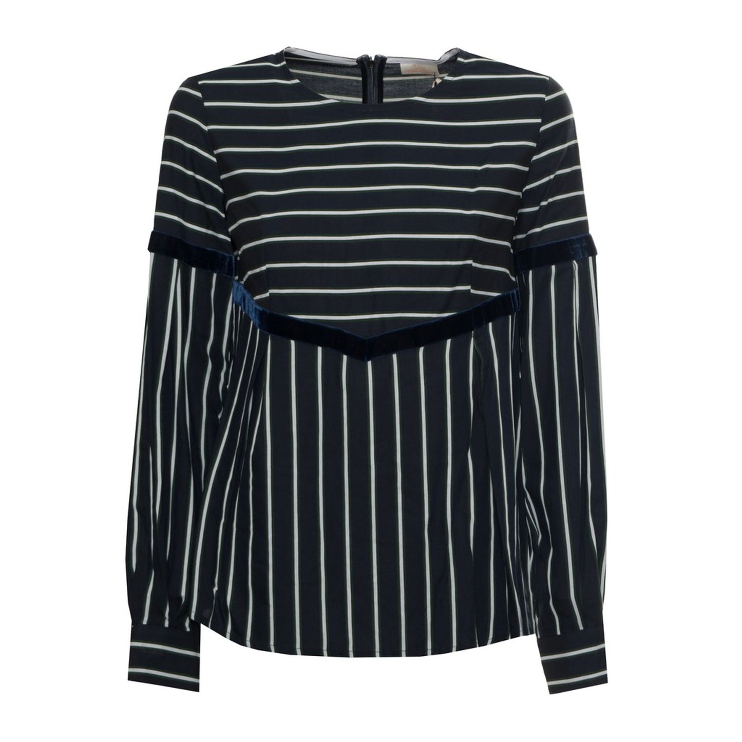 Harmont & Blaine Viscose Blouse met Rugrits