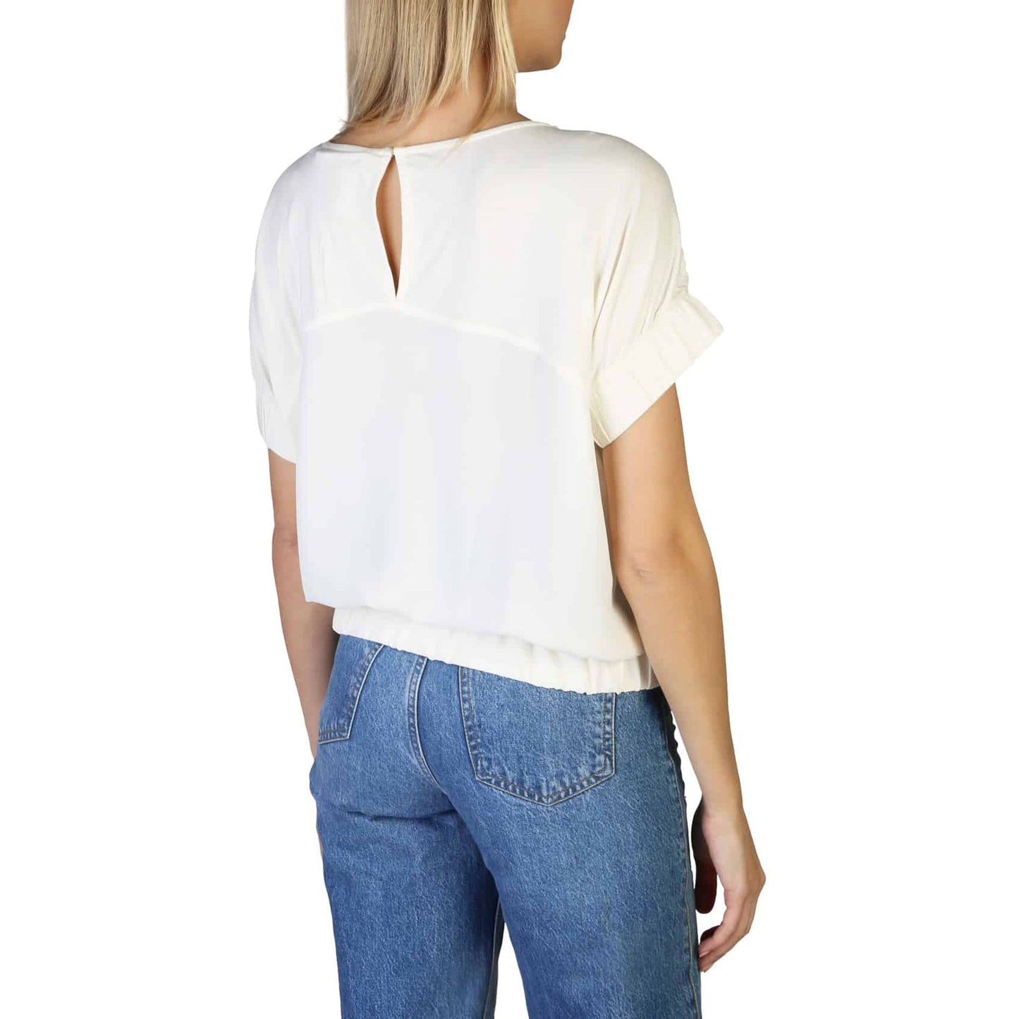 Pepe Jeans Effen T-shirt met Knoopsluiting