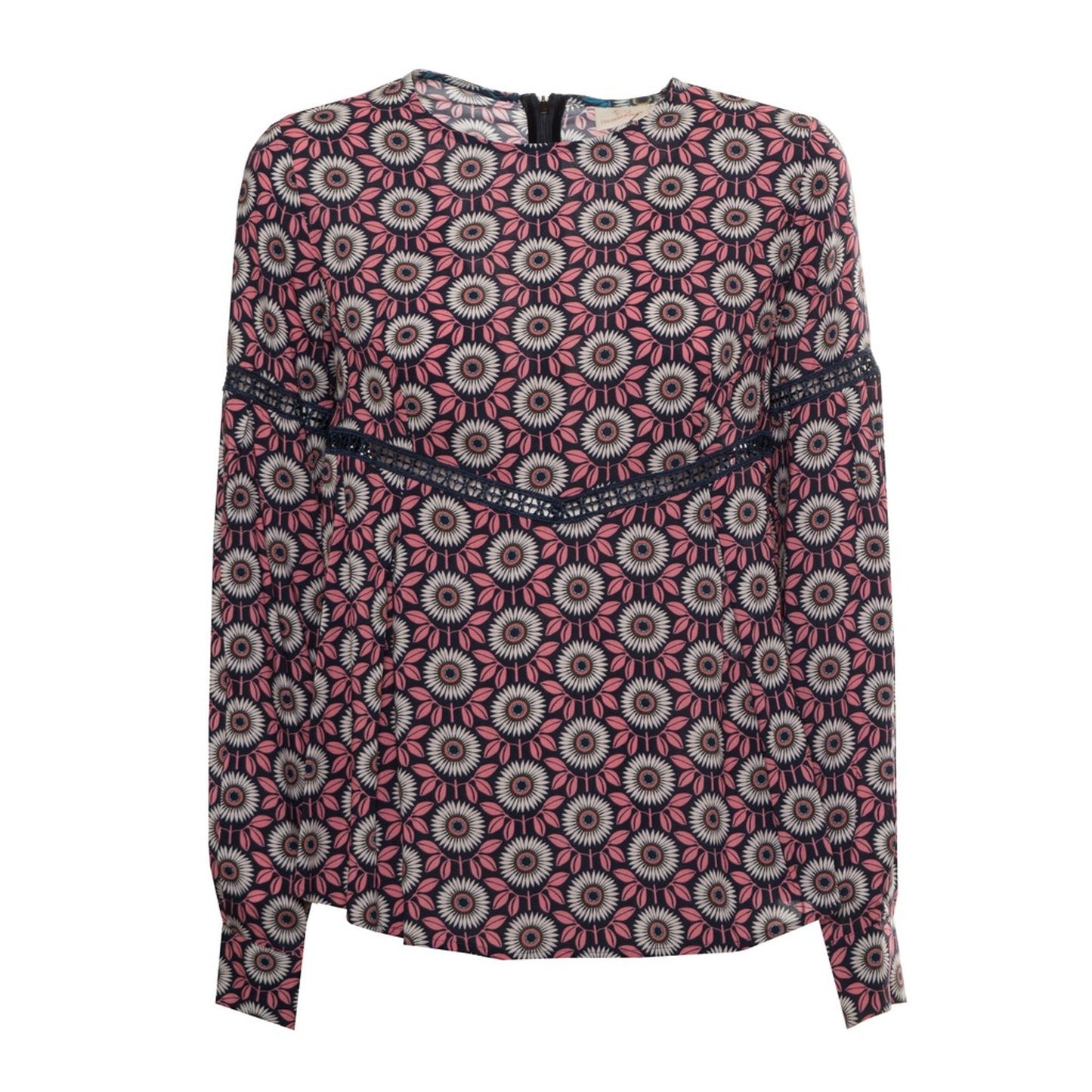 Harmont & Blaine Viscose Blouse met Rugrits
