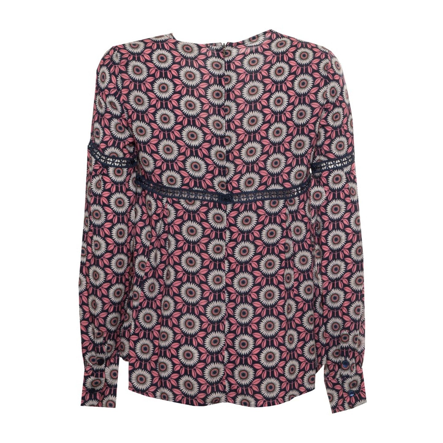 Harmont & Blaine Viscose Blouse met Rugrits
