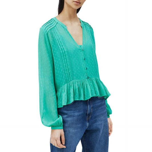 Pepe Jeans Effen Viscose Overhemd