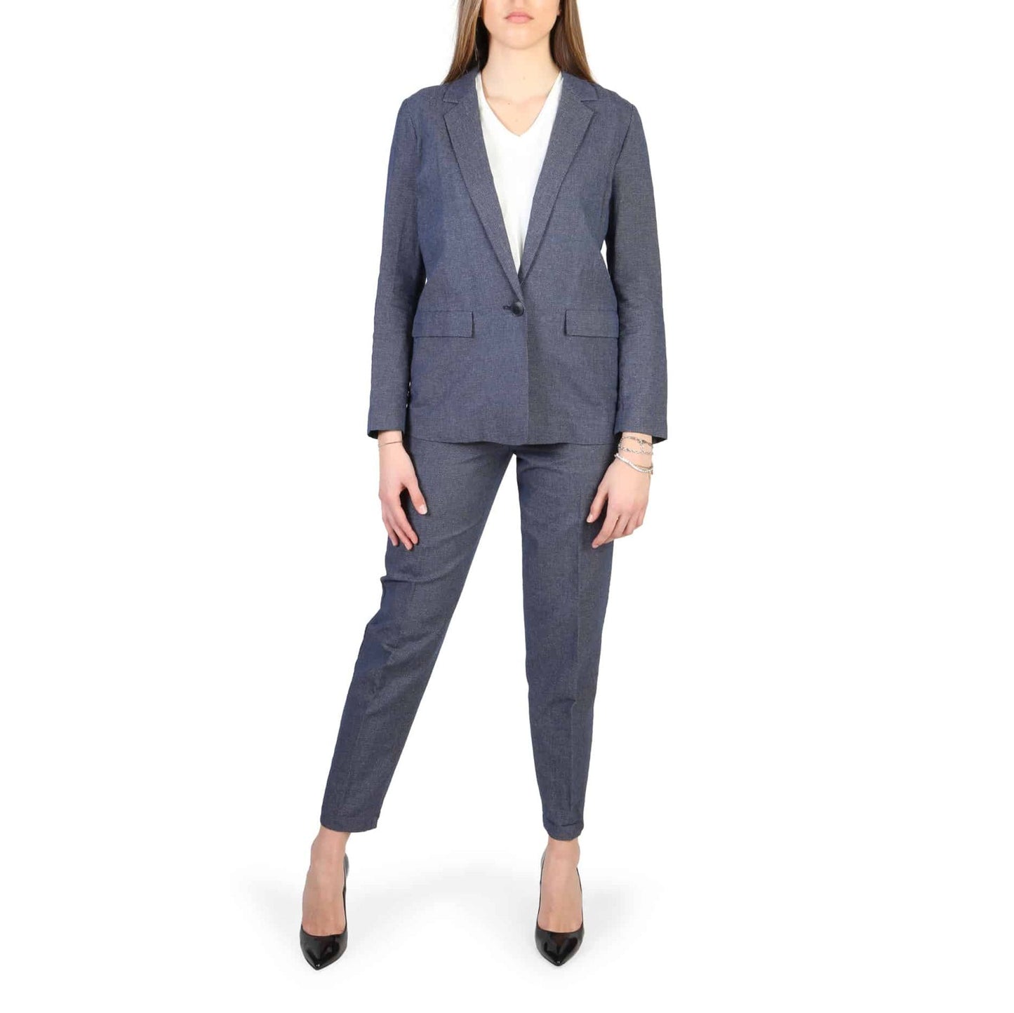 Armani Jeans Katoen-Linnen Colbert